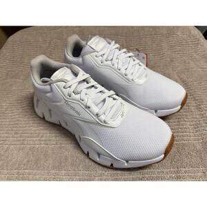 NWT Reebok Zig Dynamica STR Women's athletic Shoes White/Tan  Womens 10 Mens 8.5